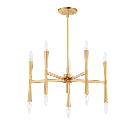 Maxim Lighting Rome 10-Light Chandelier 24625SBR